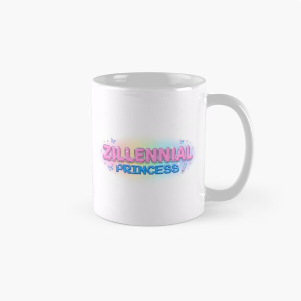 Item preview, zillennial princess retro vintage pink blue rainbow designed and sold by sadieillust.