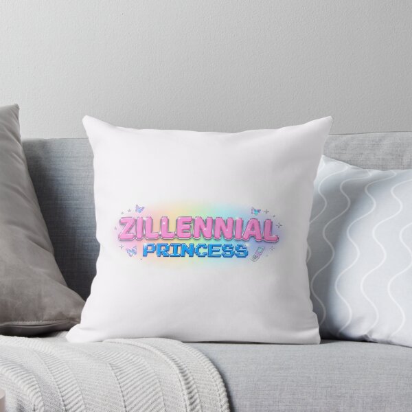 Item preview, zillennial princess retro vintage pink blue rainbow designed and sold by sadieillust.