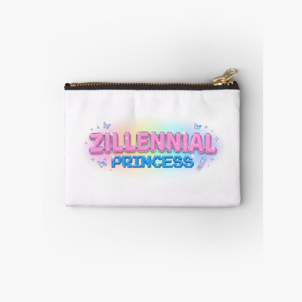 Item preview, zillennial princess retro vintage pink blue rainbow designed and sold by sadieillust.