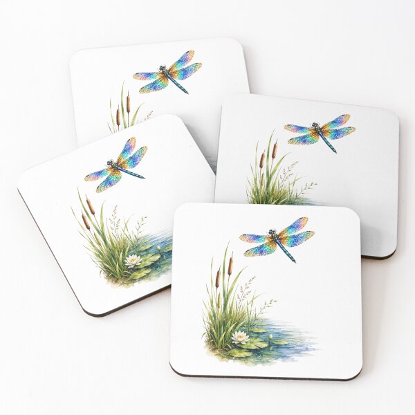 Item preview, Dragonfly Pond Watercolor designed and sold by Penbrook Farms.