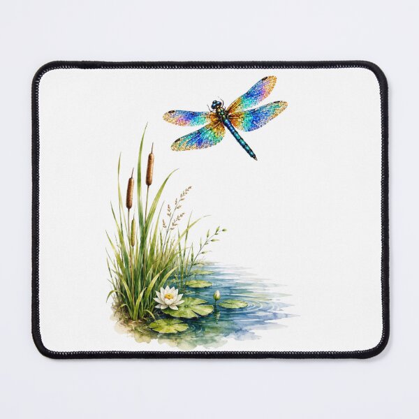 Item preview, Dragonfly Pond Watercolor designed and sold by Penbrook Farms.