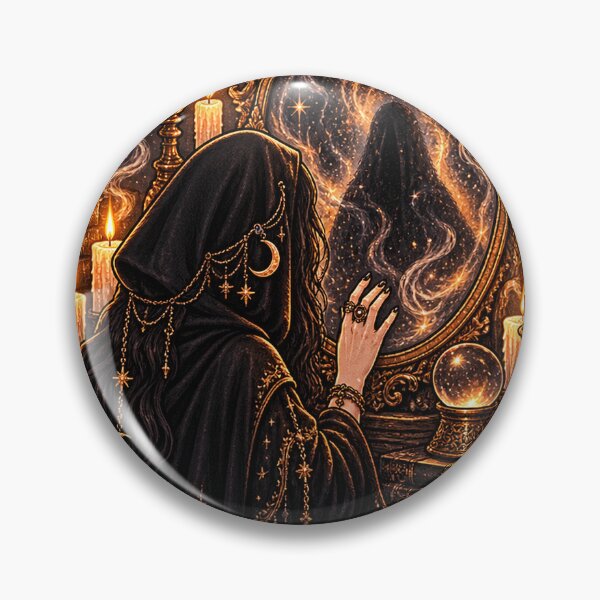 Item preview, Hooded Mystic & Mirror designed and sold by InkPixell.