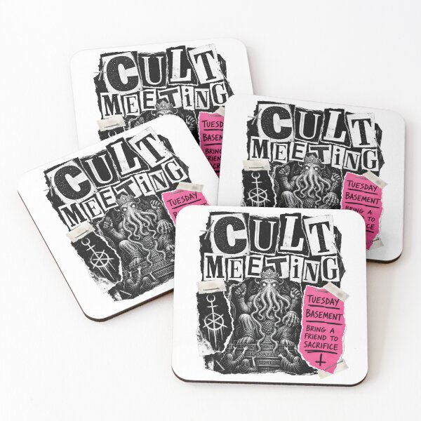 Item preview, Cult Meeting Tuesday: Bring a Friend to Sacrifice designed and sold by Fenay Designs.