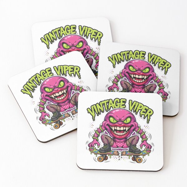 Item preview, Vintage Viper Skateboard Monster Character designed and sold by smartlogo_factory.