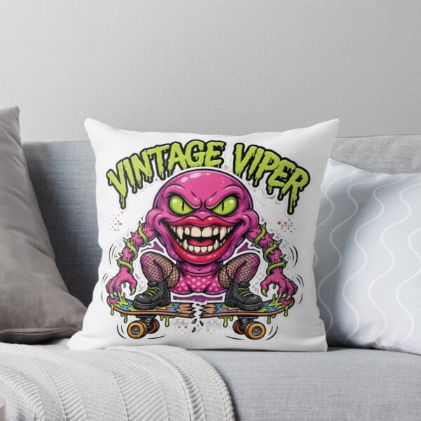 Item preview, Vintage Viper Skateboard Monster Character designed and sold by smartlogo_factory.