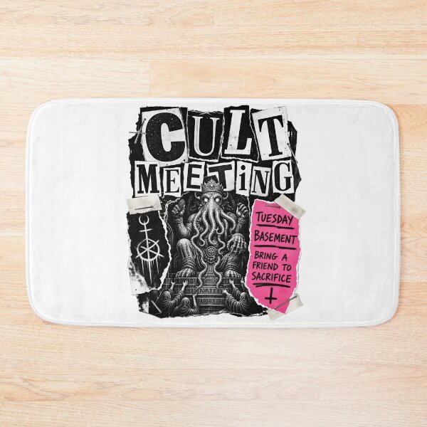 Item preview, Cult Meeting Tuesday: Bring a Friend to Sacrifice designed and sold by Fenay Designs.