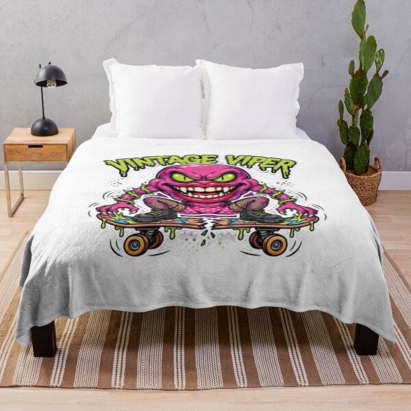 Item preview, Vintage Viper Skateboard Monster Character designed and sold by smartlogo_factory.
