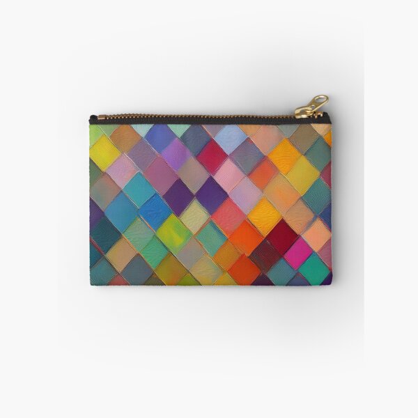 Item preview, Bright colourful art blocks, diamond shaped multicolour geometric patterns modern decor contemporary living space  designed and sold by navitalidesign.