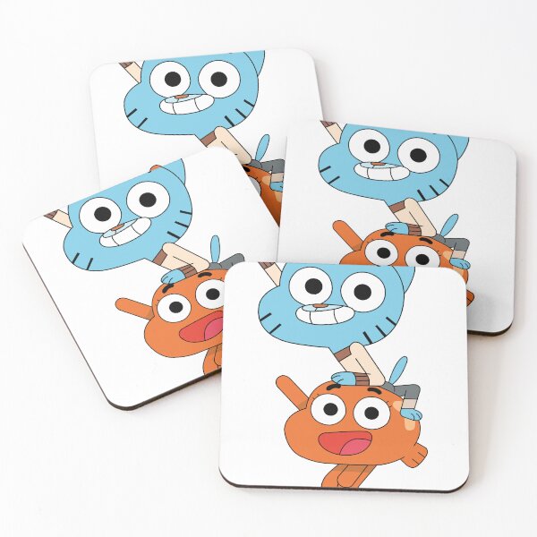 Item preview, Gumball & Darwin – Fun Cartoon Illustration designed and sold by Bloomarie Art.