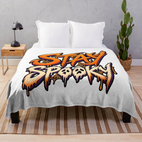 Item preview, Stay Spooky Halloween Graffiti Typography designed and sold by afr-saad.