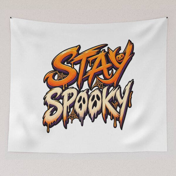 Item preview, Stay Spooky Halloween Graffiti Typography designed and sold by afr-saad.