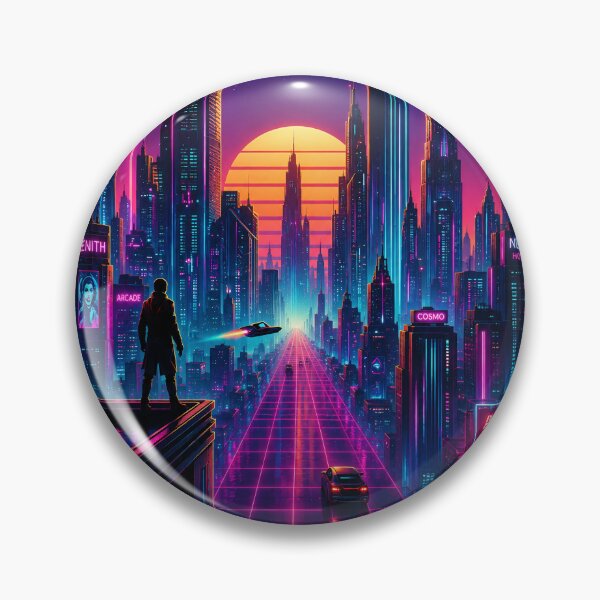 Item preview, Neon Cityscape designed and sold by Moviebuff91.