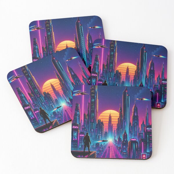 Item preview, Neon Cityscape designed and sold by Moviebuff91.
