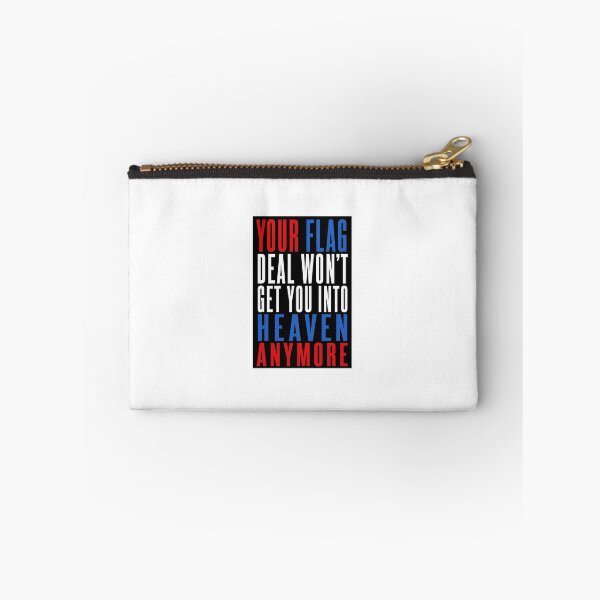 Item preview, Your Flag Decal Won't Get You Into Heaven Anymore - John Prine inspired typographic design (by Daily Ghost Graphics) designed and sold by DailyGhost.