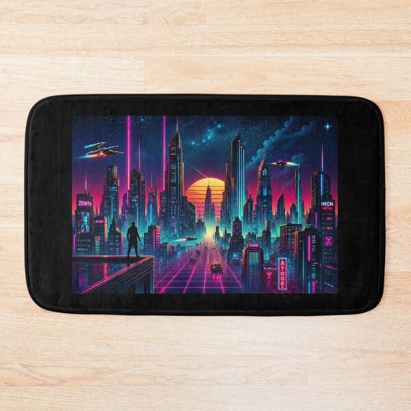 Item preview, Neon Cityscape designed and sold by Moviebuff91.