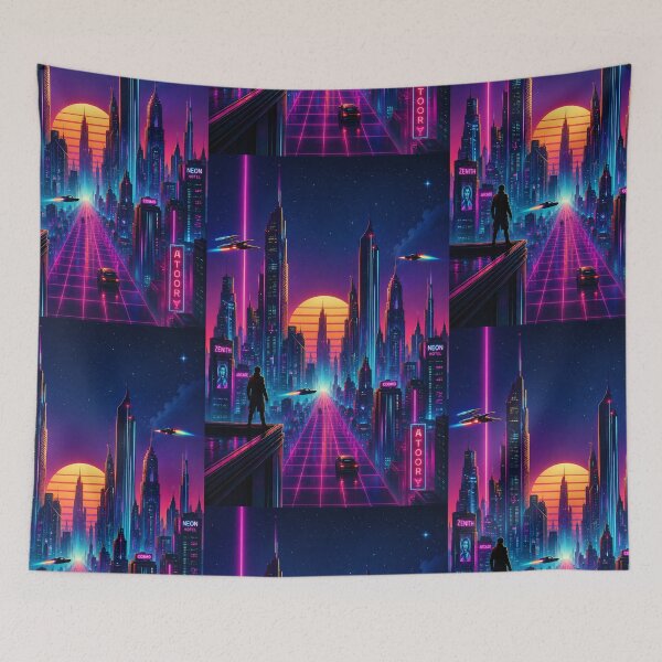 Item preview, Neon Cityscape designed and sold by Moviebuff91.