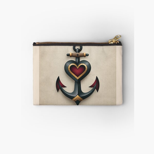 Item preview, Heart Shaped Anchor Nautical Design for Sailors and Ocean Lovers 3 designed and sold by WordPlayStudio.