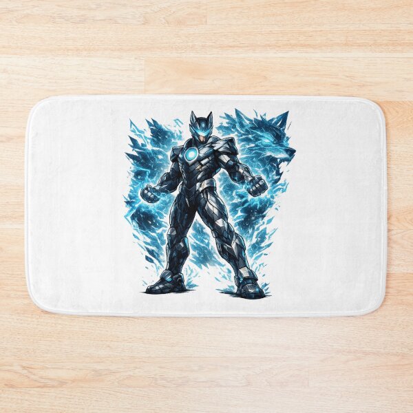 Item preview, Cyber Energy Warrior Futuristic Armor Neon Sci Fi Art designed and sold by irfanshikh.