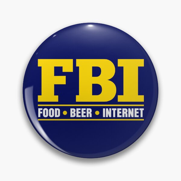 Item preview, FBI Food Beer Internet Funny Introvert Weekend Humor designed and sold by ZIGLWORKS.