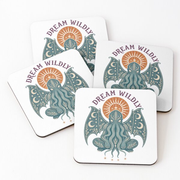 Item preview, Lovecraft Dream Wildly – Folk Cthulhu Sun designed and sold by Fenay Designs.