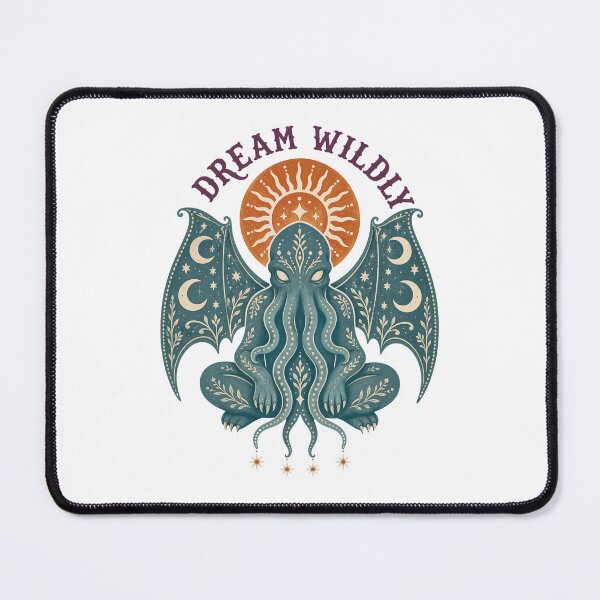 Item preview, Lovecraft Dream Wildly – Folk Cthulhu Sun designed and sold by Fenay Designs.