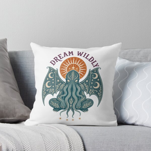 Item preview, Lovecraft Dream Wildly – Folk Cthulhu Sun designed and sold by Fenay Designs.