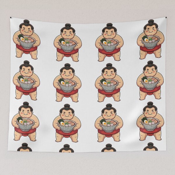 Item preview, Simple and Cute Sumo Logo - Ramen designed and sold by Studio-MiMi.