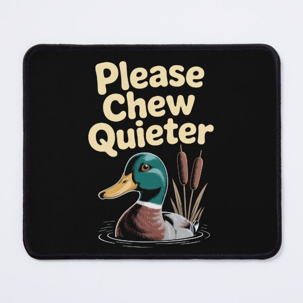 Item preview, Please Chew Quieter Misophonia Humor Quote designed and sold by borutawear.