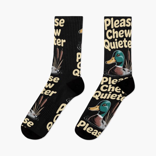 Item preview, Please Chew Quieter Misophonia Humor Quote designed and sold by borutawear.