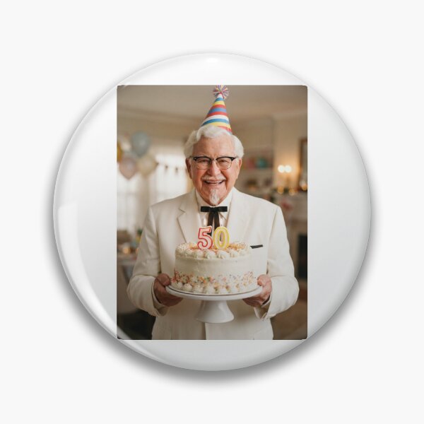 Item preview, Colonel sanders 50th Birthday funny prank meme memes happy 50 designed and sold by CheeseBlueprint.