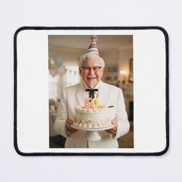 Item preview, Colonel sanders 50th Birthday funny prank meme memes happy 50 designed and sold by CheeseBlueprint.