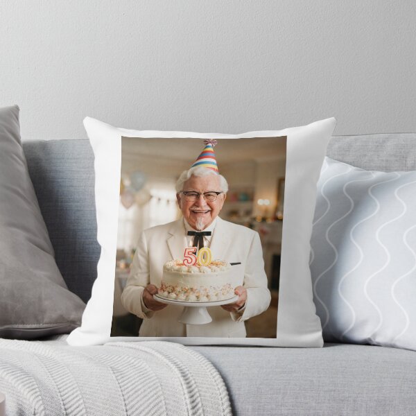 Item preview, Colonel sanders 50th Birthday funny prank meme memes happy 50 designed and sold by CheeseBlueprint.