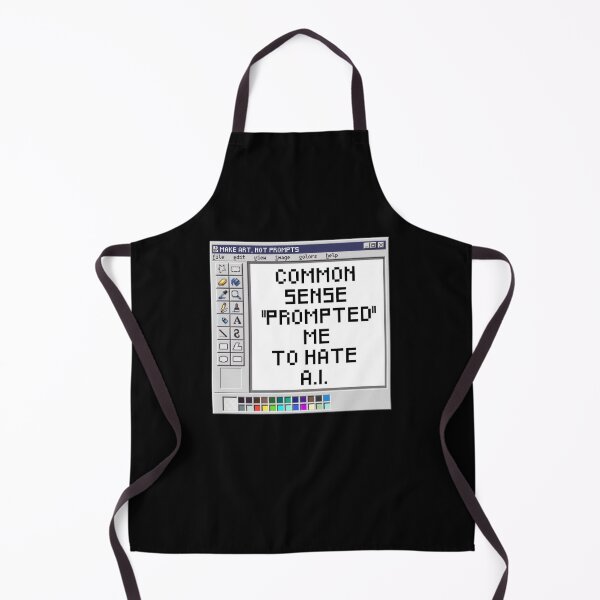 Item preview, common sense prompted me to hate ai (anti ai) designed and sold by remerasnerdas.