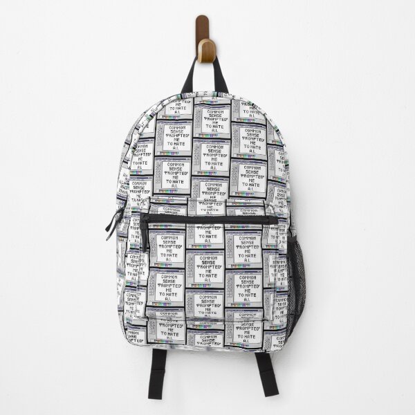 Item preview, common sense prompted me to hate ai (anti ai) designed and sold by remerasnerdas.