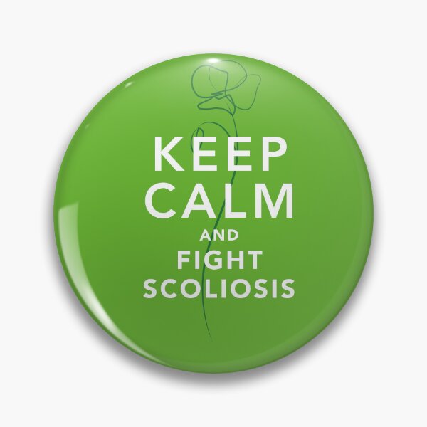 Item preview, Keep Calm and Fight Scoliosis designed and sold by mone art.