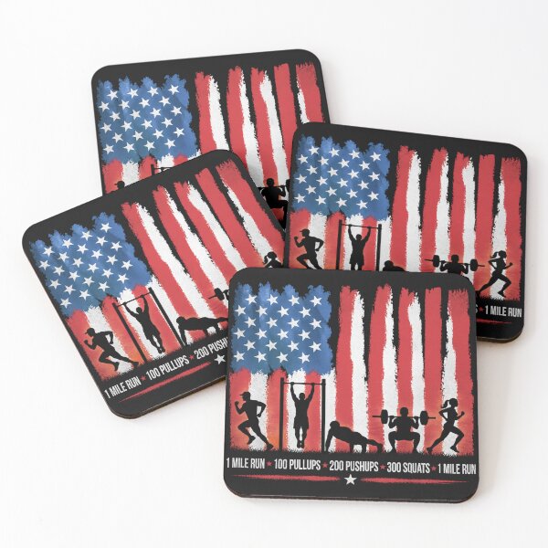 Item preview, Memorial Day Murph Workout Challenge Distressed Us Flag designed and sold by SylviaAlana.