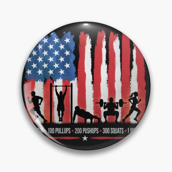 Item preview, Memorial Day Murph Workout Challenge Distressed Us Flag designed and sold by SylviaAlana.