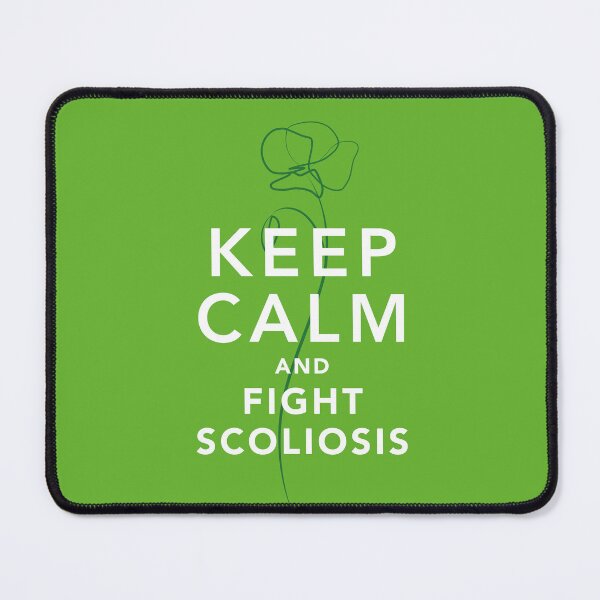 Item preview, Keep Calm and Fight Scoliosis designed and sold by mone art.
