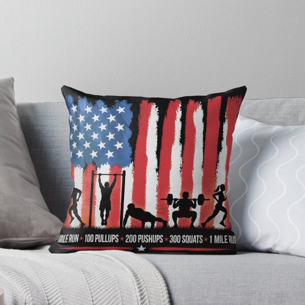 Item preview, Memorial Day Murph Workout Challenge Distressed Us Flag designed and sold by SylviaAlana.