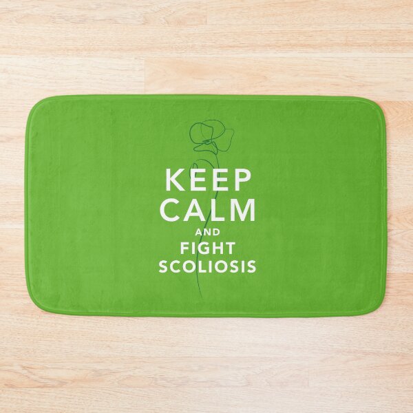 Item preview, Keep Calm and Fight Scoliosis designed and sold by mone art.
