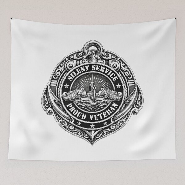 Item preview, Silent Service Valor: Proud U.S. Navy Submariner Veteran designed and sold by BlissBlvdShop.