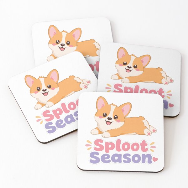 Item preview, Sploot Season Cute Corgi Kawaii Dog designed and sold by BobbyTee Merch.