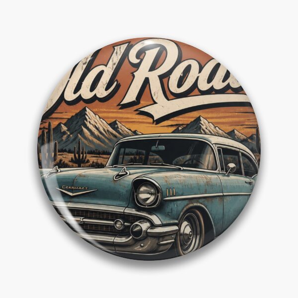 Item preview, ld Roads Retro Car - Vintage Classic Automobile Art designed and sold by AgnesB77.