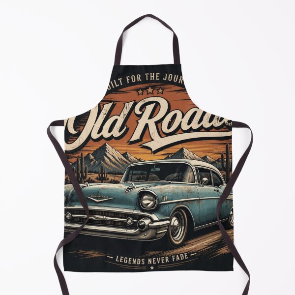Item preview, ld Roads Retro Car - Vintage Classic Automobile Art designed and sold by AgnesB77.