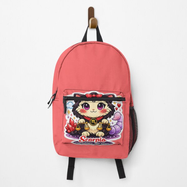 Item preview, Scorpio Kawaii Cat zodiac sign ,gift a loved one designed and sold by wallartofmio.
