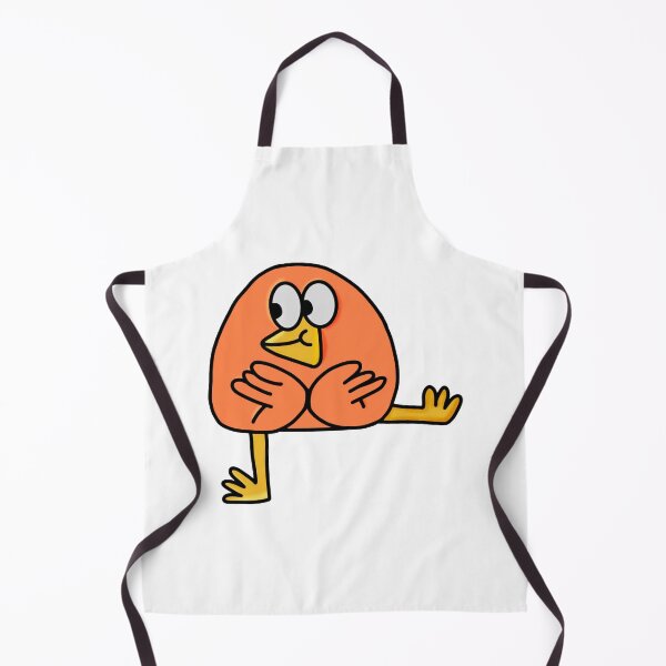 Item preview, Funny Bird Cute Round Orange Avian Character Design designed and sold by PrintsByIzzzy.