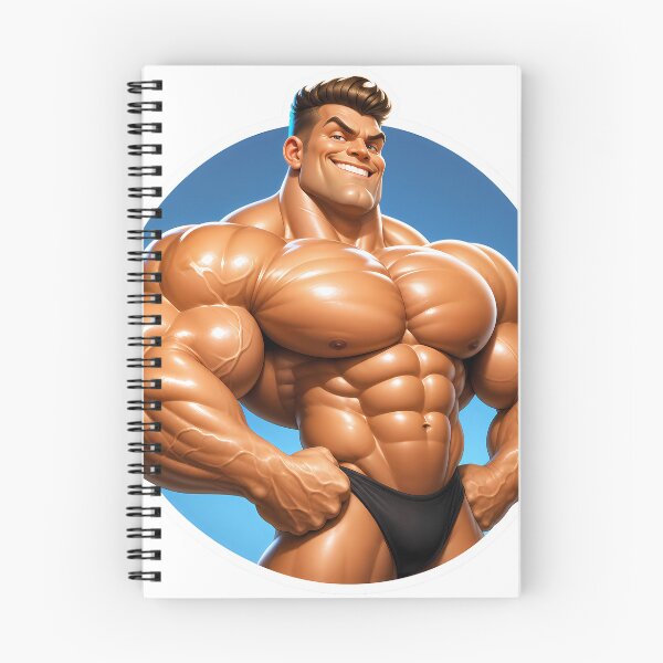 Item preview, Sticker - Decal - Exaggerated Muscle Confidence - 181 designed and sold by ForeverPrintsOK.