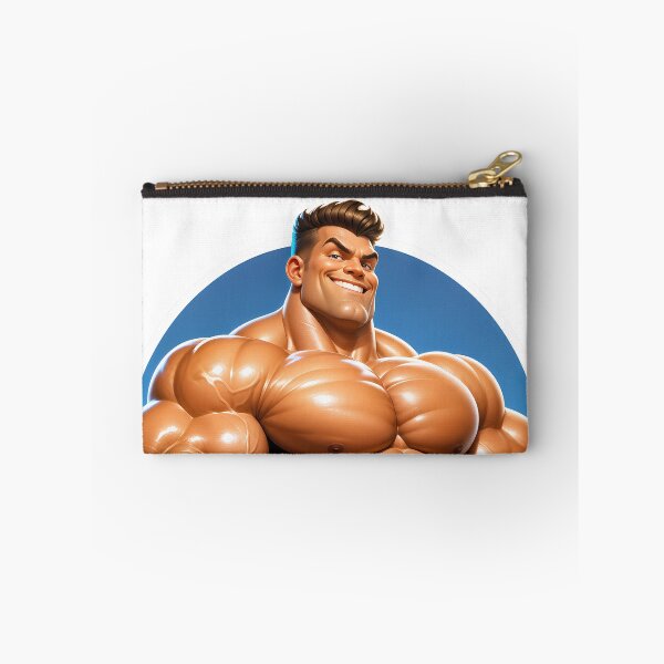 Item preview, Sticker - Decal - Exaggerated Muscle Confidence - 181 designed and sold by ForeverPrintsOK.