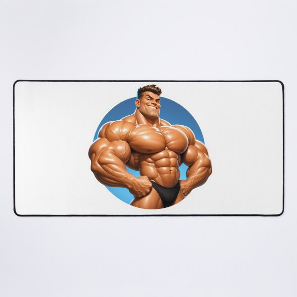 Item preview, Sticker - Decal - Exaggerated Muscle Confidence - 181 designed and sold by ForeverPrintsOK.