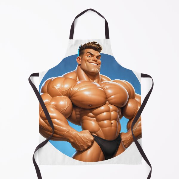 Item preview, Sticker - Decal - Exaggerated Muscle Confidence - 181 designed and sold by ForeverPrintsOK.